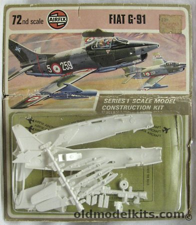 Airfix 1/72 Fiat G-91 R/1 - Blister Pack, 01026-5 plastic model kit